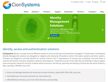 Tablet Screenshot of cionsystems.com